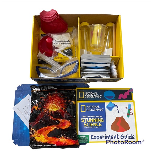 National Geographic Mega Science Series Stunning Science Chemistry Set STEM Kit - Picture 3 of 3